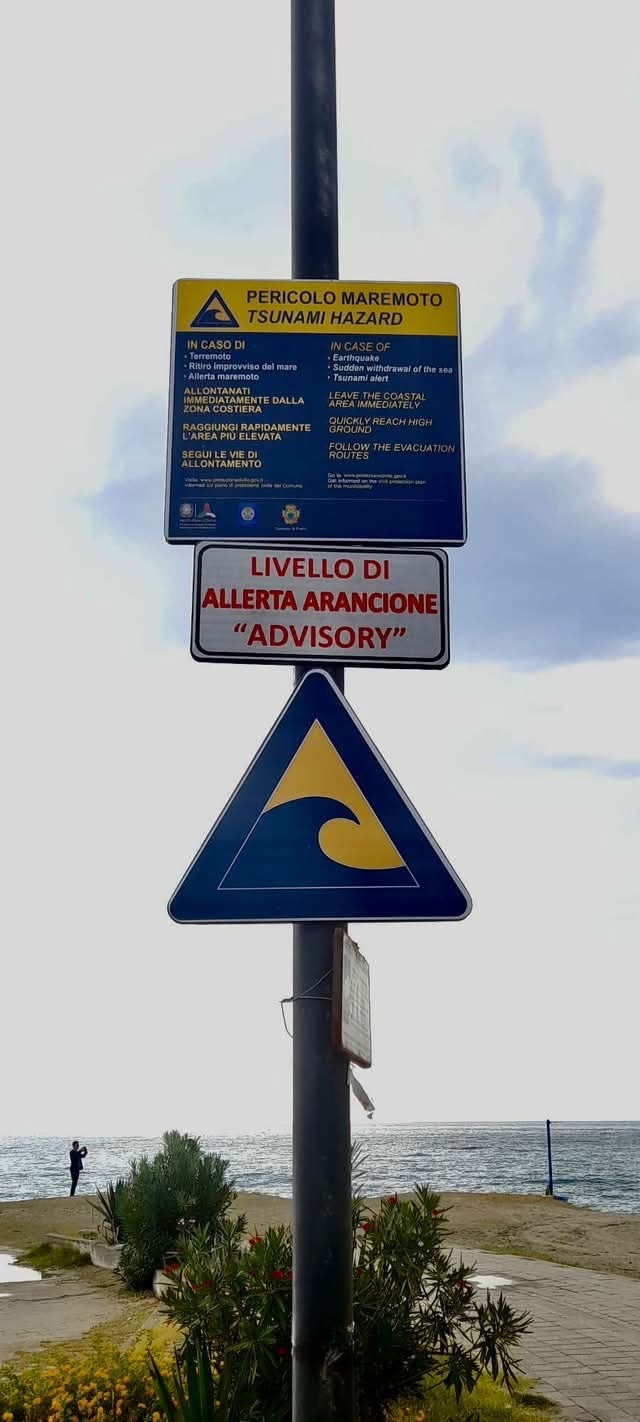 cartello tusnamy ready a palmi Modificata